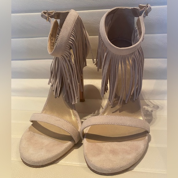 Stuart Weitzman Suede Fringed Stilettos - Picture 11 of 11